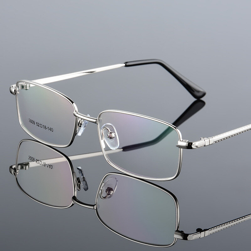 Titanium Alloy Half frame Eyeglasses Unisex Ultra Light Weight Optical Myopia glasses Frames female Eyewear Spectacles