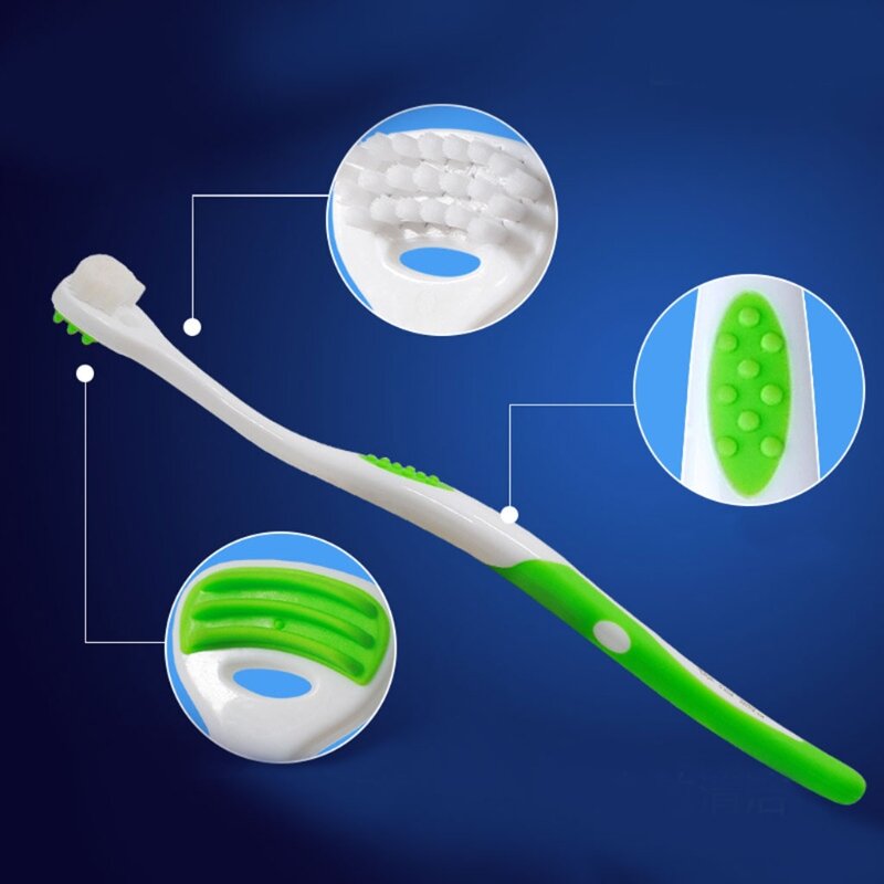المزدوج الجانب العناية بالأسنان فرشاة تنظيف مكشطة الفم اللسان تنظيف التنفس أداة صحية D0AB