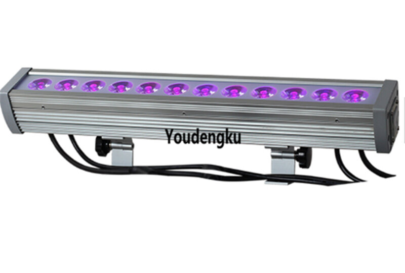 20pcs stage kit equipment led linear fixtures outdoor  wallwasher 12x10w ip65 rgbw 4in1 led wall washer led city color bar light