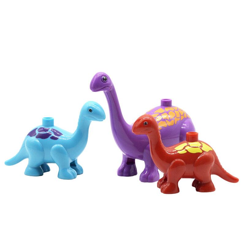 Große Bausteine Tiere Montieren Zubehör Kompatibel mit Ziegeln Zoo Sets Dinosaurier Kreativität DIY Spielzeug für Kinder Geschenk