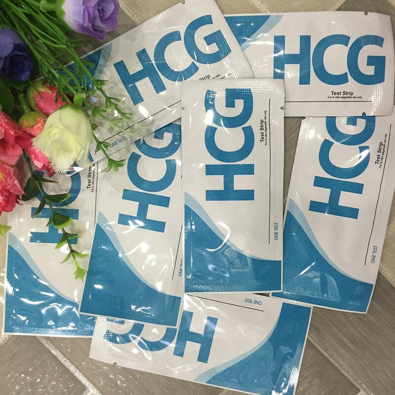 10 sztuk wczesna ciąża papierek wskaźnikowy HCG poczęcie grawitacja testy moczu w ciąży