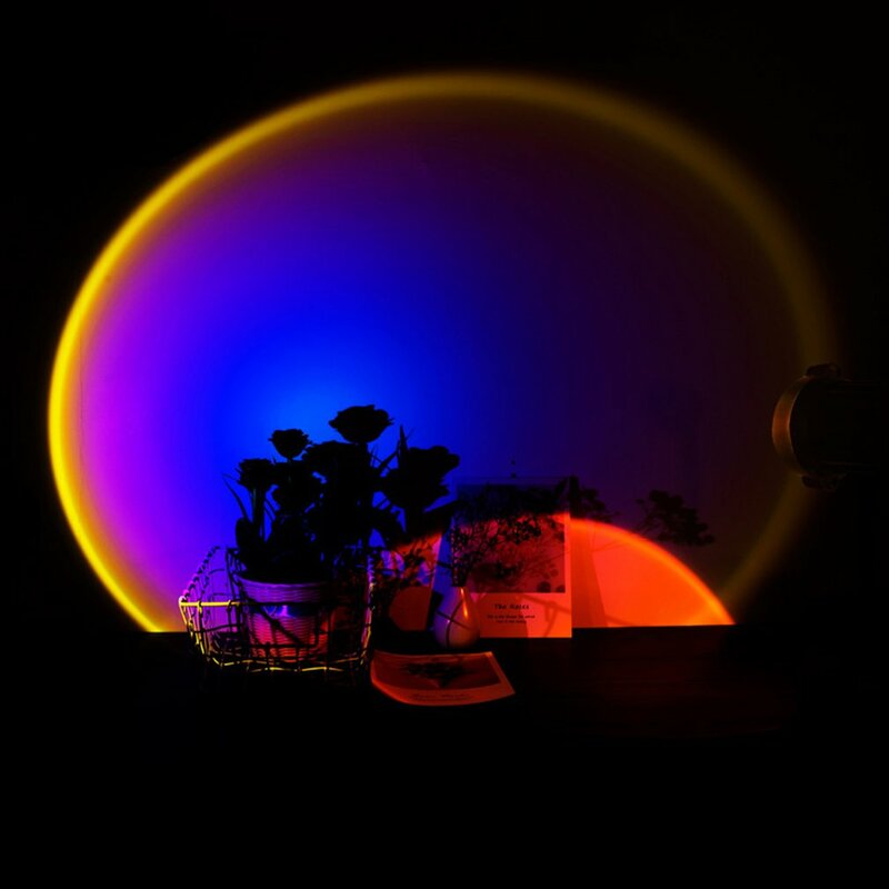 ミニプロジェクター雰囲気夜の光コーヒーショップ投影ライト子供の寝室かわいいナイト投影ランプusbプラグ