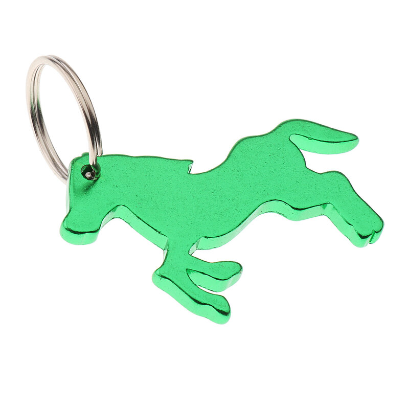 Horse Pattern Bottle Opener Key Ring Keychain Bag Pendent Novelty Gift