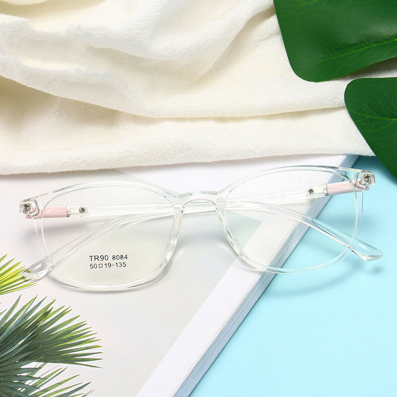 Retro Clear Frame glasses Women Myopia Optical Eyeglasses Trend Metal Spectacles Oculos De Grau Transparent Glasses Frame Black
