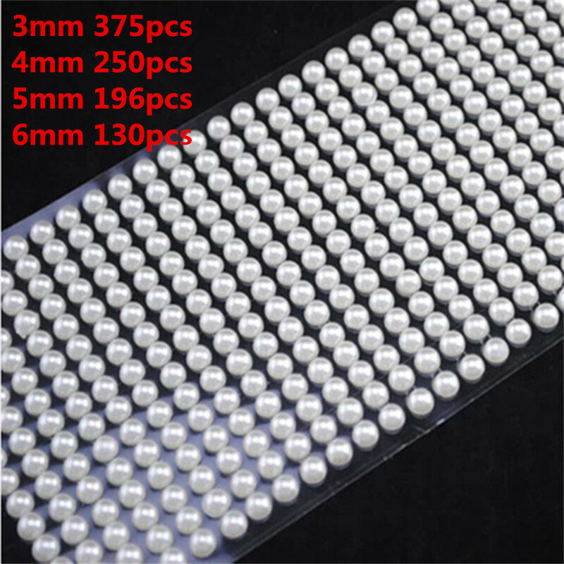 Rhinestone stickers Imitation Pearl Acrylic Decal Self Adhesive Stickers surface decorative 3D Face Jewels Eyeshadow Stickers