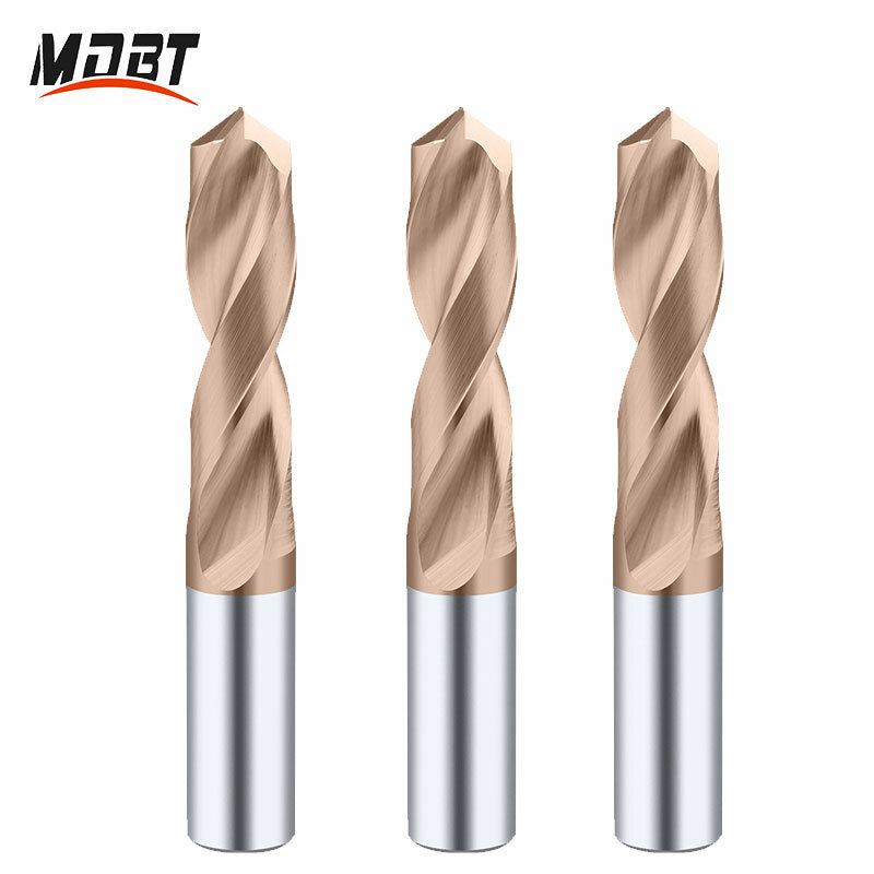Solid Carbide Twist Drill 1mm - 10mm CNC Lathe Drilling Tools Metalworking Bits Twist Bit HRC55 Straight Handle Drill