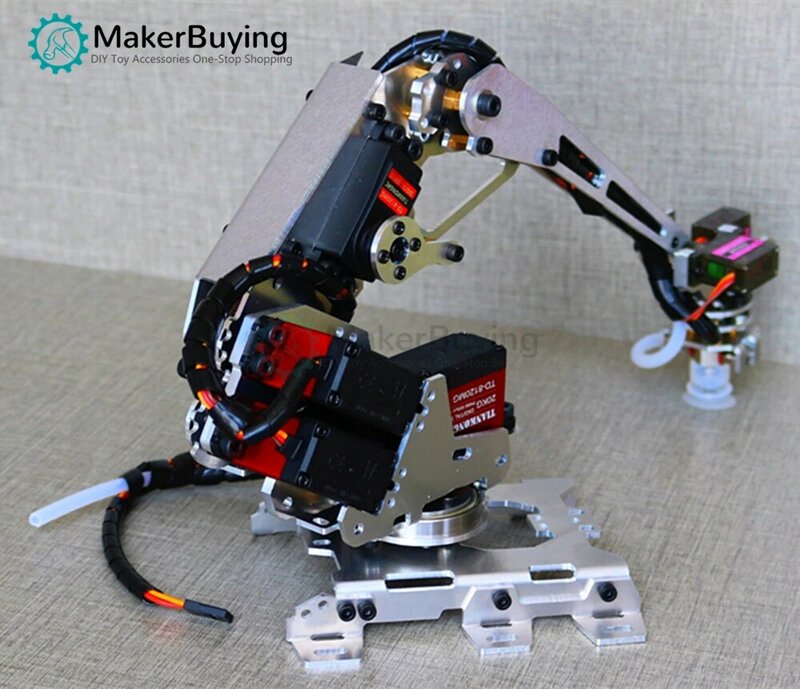 Metall mechanische arm Multi-grad der freiheit manipulator Industrie roboter modell Sechs-achse roboter 202