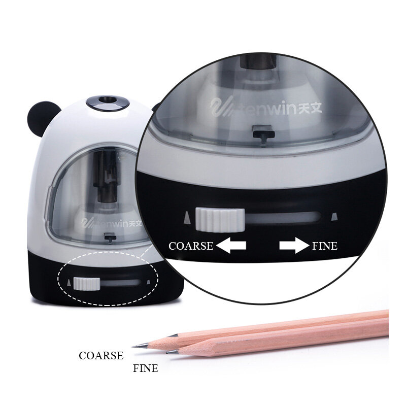 Kawaii Automatic Pencil Sharpener Cute Electric Sliding Shift Switch Pencil Sharpener Stationery Home Office School Supplies New