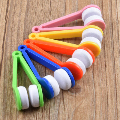 Handy Glasses Cleaner Tools Random Color Super Fine Fiber Glasses Cleaner Rub Power with Lens Clothes Cleaner