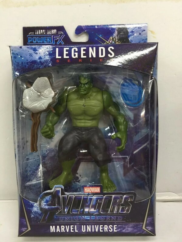 LED Thanos Black Panther kids marvel Captain America Thor Iron Man Hulk Avengers action Figure toys Model Doll
