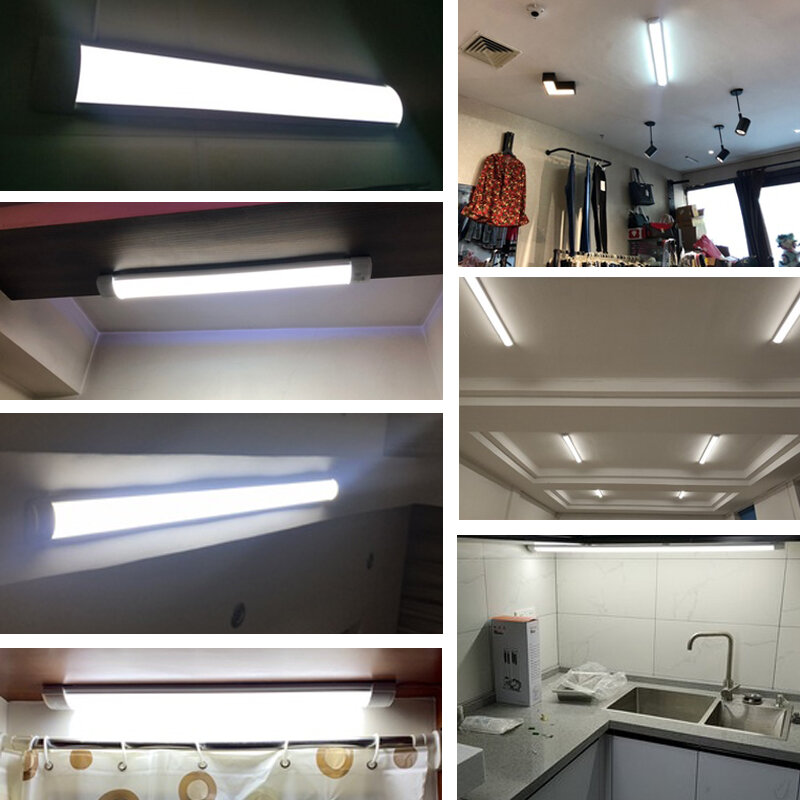 Led Bar Light Profile 10W 20W Led Bande T5 Tube Cuisine Éclairage Nik30 cm 50cm Applique Murale Lumières pour Armoire De Cuisine AC85-265V