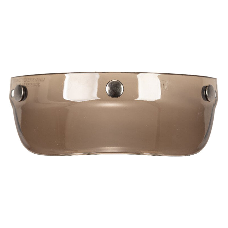 Visiera per casco Vintage Open Face Peak Shield Retro Visor di ricambio resistente all'usura per caschi 3/4, resistente ai graffi