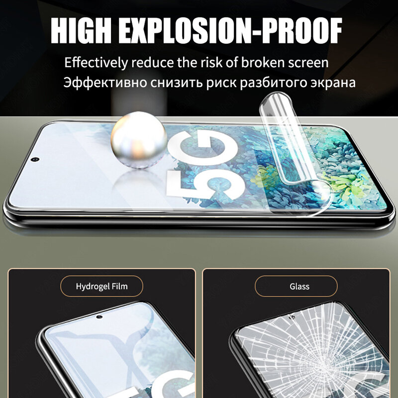 Hydrogel Film for huawei p smart 2018 Z S plus pro 2019 2020 2021 screen protector phone protective film on the Not Glass