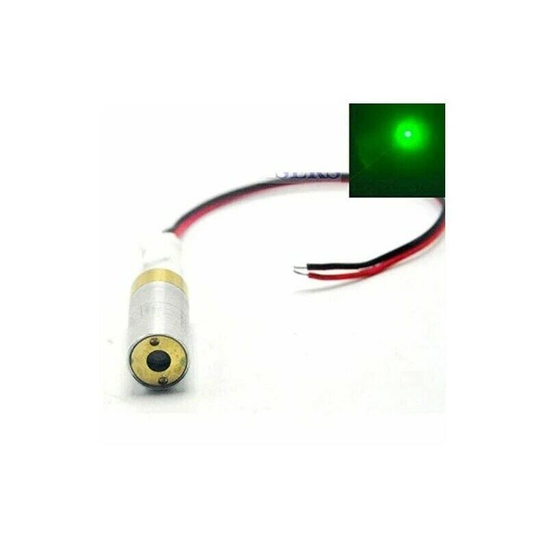 INDUSTRIAL/LAB 5VDC 532nm Green Laser 10mW Dot Laser Diode Module w/ Driver in