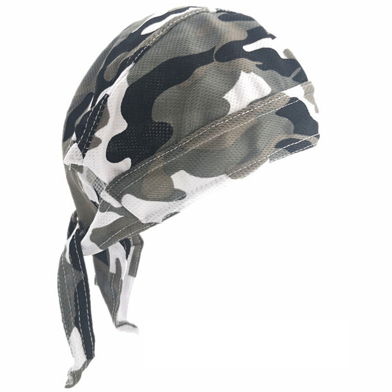 通気性多機能迷彩ヘッドバンドサイクリングバンダナ海賊ヘッドスカーフスポーツバンダナサイクリングヘッドスカーフハイキング帽子
