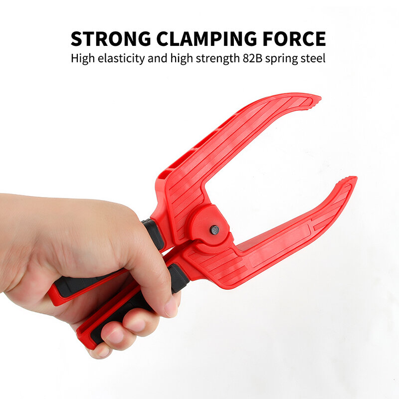 DURATEC Large Depth Plastic Spring Clamp Flexible Strong A Type Extra Large Clip Nylon Spring Clamps