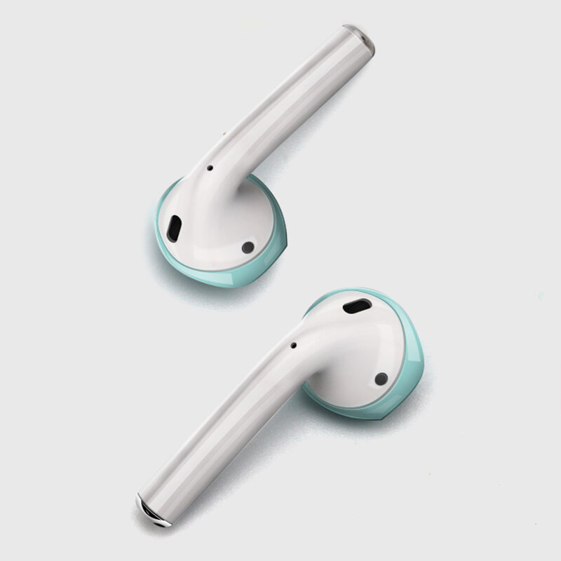 1คู่แผ่นรองหูฟังสำหรับ AirPods 1/2สำหรับ iPhone 14 13 11หูฟังหมวกหูฟังซิลิโคน Eartips (AirPods ไม่รวม)