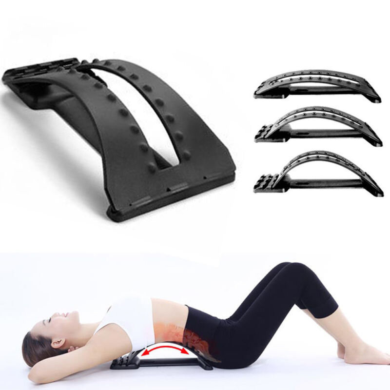 Magic Back Support Stretcher Spine Posture Corrector Massager Relief Lumbar Pain