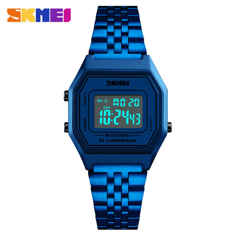 Brand SKMEI Digital Men Watch Luxury Waterproof Shockproof Sport Wristwatch Fashion Electronic Alarm Clock watches  For Male