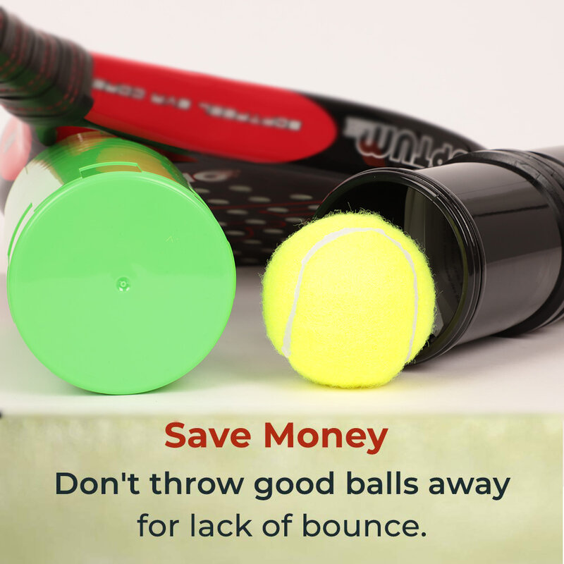 บอลเทนนิส Saver-แรงดัน Tennis Ball Storage ช่วยให้ลูก Bouncing เช่นใหม่