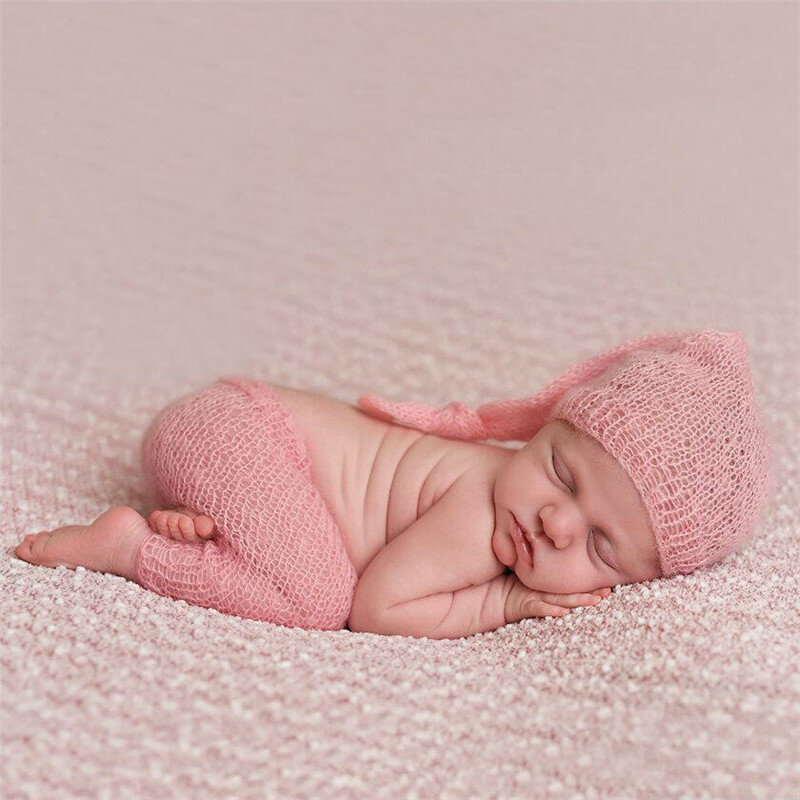 Neugeborenen Fotografie Requisiten Gestrickte Baby Hut Baby Foto Zubehör Gestrickte Baby Kleidung