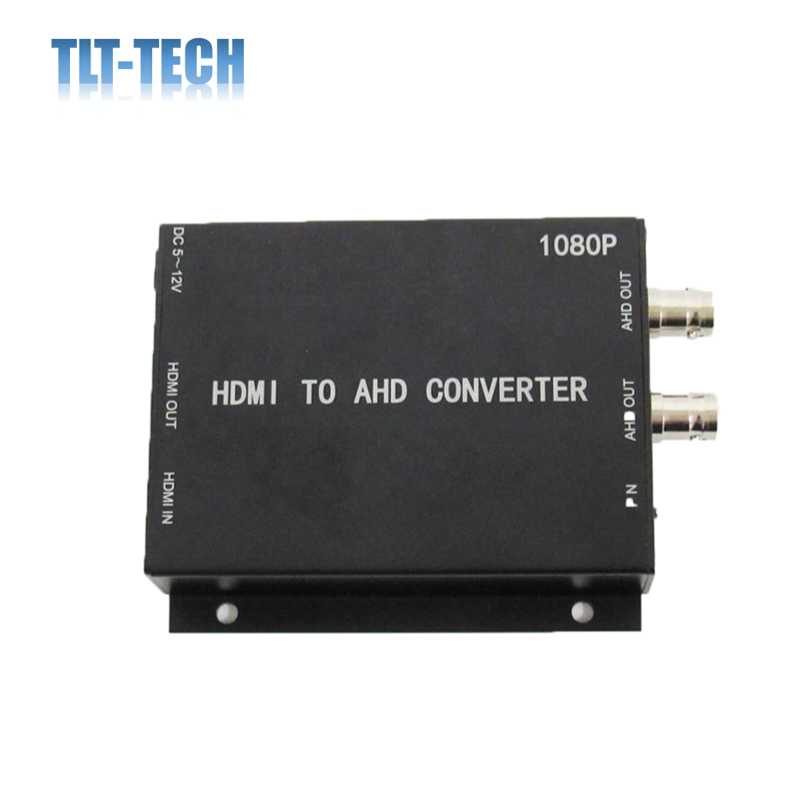 Convertidor de vídeo hd BNC de 2 canales, convertidor HDMI a AHD para cámara CCTV, convertidor de cámara analógica 1080P