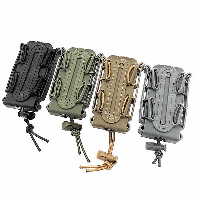 Adjustable Soft Shell Magazine Pouches 9Mm Tactical Molle Magazine Pouch Military Belt Clip Plastic Pouch Bag