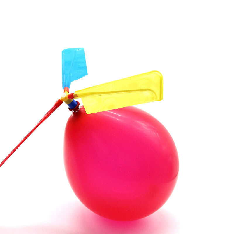 휘슬이 달린 헬리콥터 풍선 세트, 어린이 야외 놀이 풍선 프로펠러, 창의적인 재미있는 장난감, 어린이 장난감, EIG88, 10 개