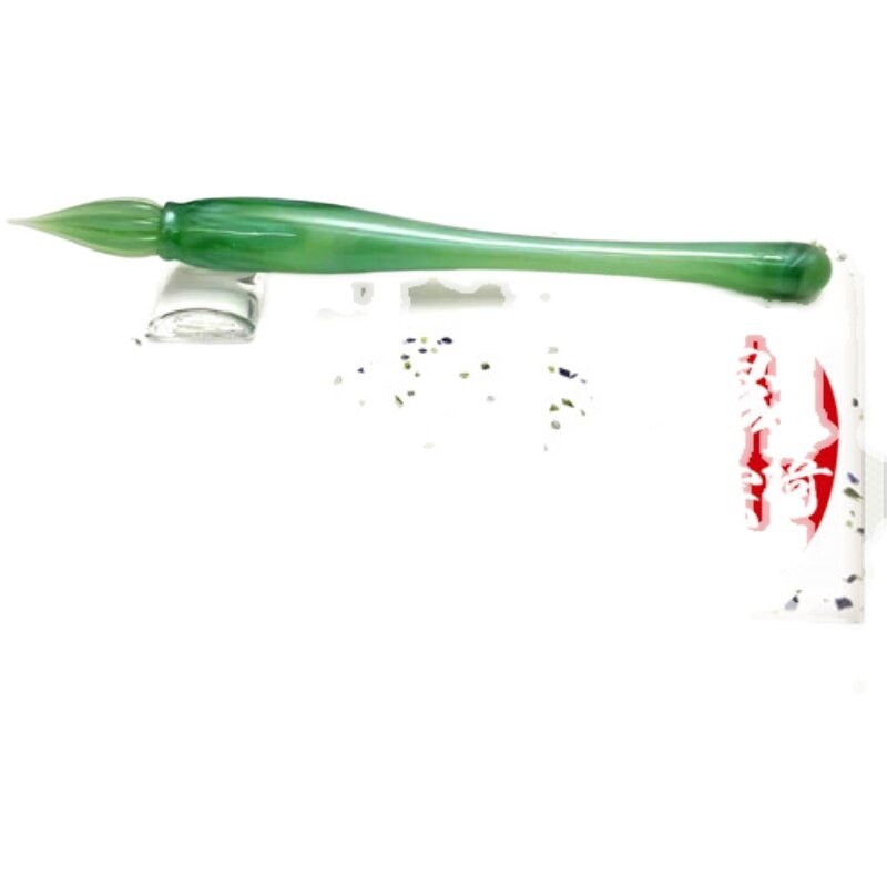 Роскошная стеклянная ручка ручной работы высокого класса ручная Хрустальная ручка канцелярские принадлежности индивидуальная ручка
