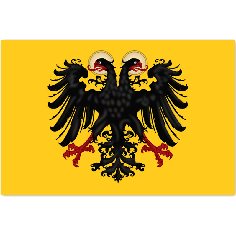 Kekaisaran Romawi Suci 1433-1806 Bendera Antik Lakukan Bendera Nasional Tua 90*150Cm Bendera Kustom