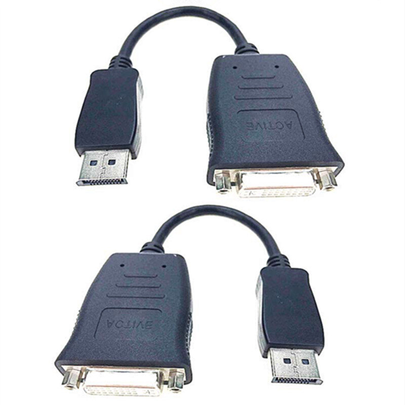 1 unids/lote DP a DVI cable de extensión de tipo activo soporta 1 a 6 pantallas 4K * 2K 30ZH
