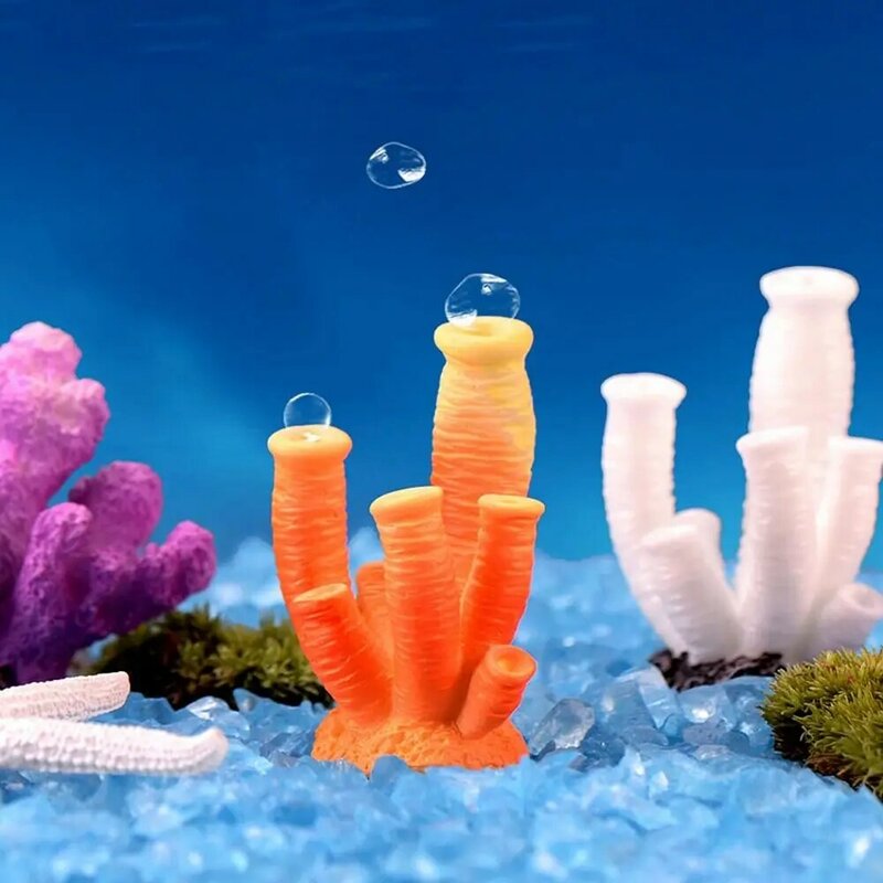 Gift Aquarium Decor Fish Tank Ornaments Artificial Coral Landscape Making Resin Reef Rock Simulation Starfish