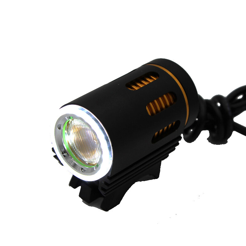 Lanterna de bicicleta de led lm para guidão, lanterna de bicicleta com 4 modos de luz