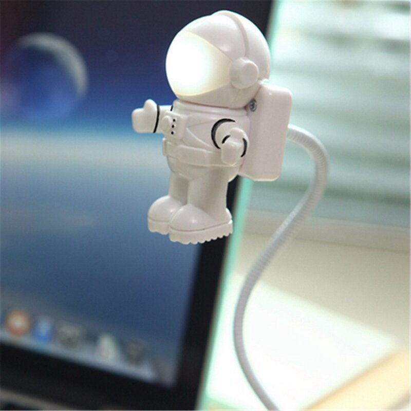 Space Astronaut Night Lamp USB LED Night Light Lamp For Bedroom Reading Book Light For PC Notebook Laptop Computer