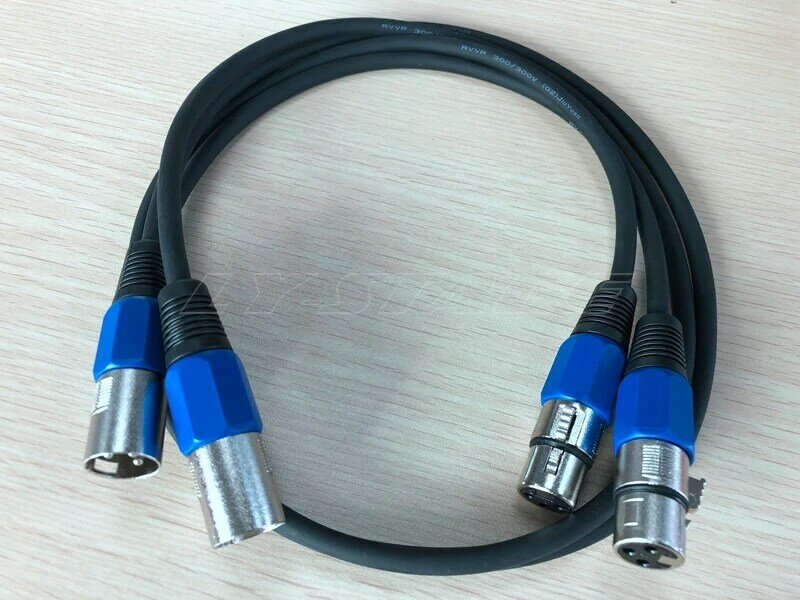 Câble DMX pour Éclairage de Scène, Connecteur à 3 Broches, Équipement de DJ, 1m-10m
