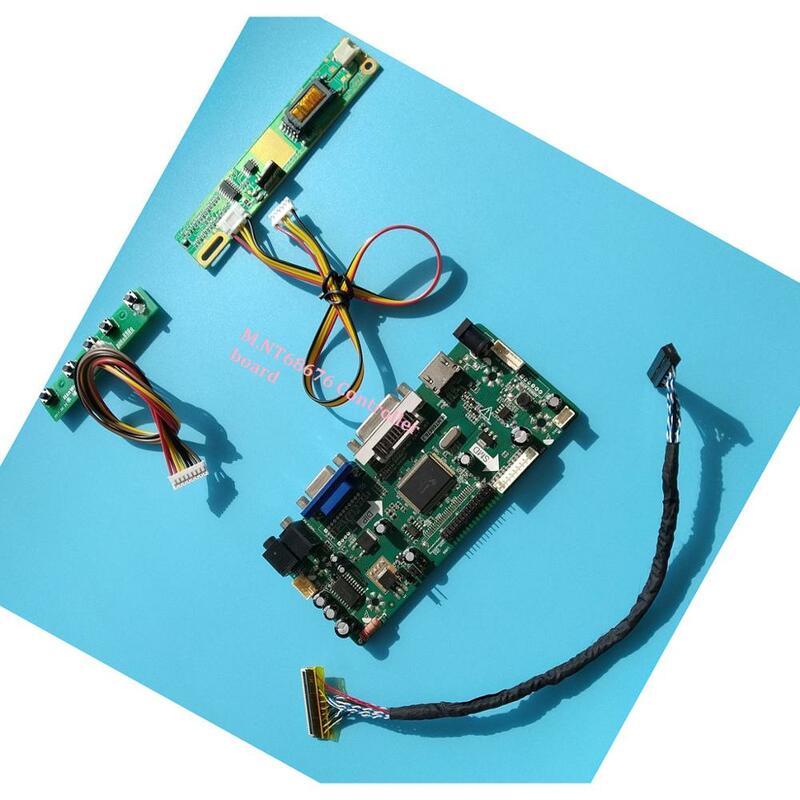 Kit per scheda Controller Monitor B133EW07 V2/V0/V1 1280x800 scheda Controller Monitor 30pin HDMI compatibile DVI VGA M.NT68676 Audio LED LVDS Display 13.3"