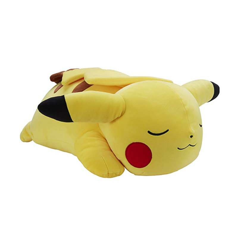 Peluche Pokemon Pikachu, peluche da 18 pollici-adorabile Pikachu addormentato-materiale peluche Ultra morbido, perfetto per giocare, coccole