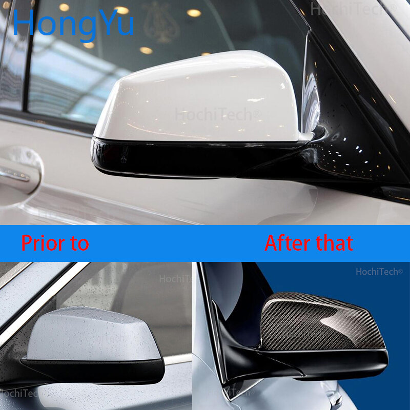 Para bmw série 7 f04 activehybrid 2009 2010 2011 100% real fibra de carbono espelho retrovisor capa espelho lateral tampas estilo do carro