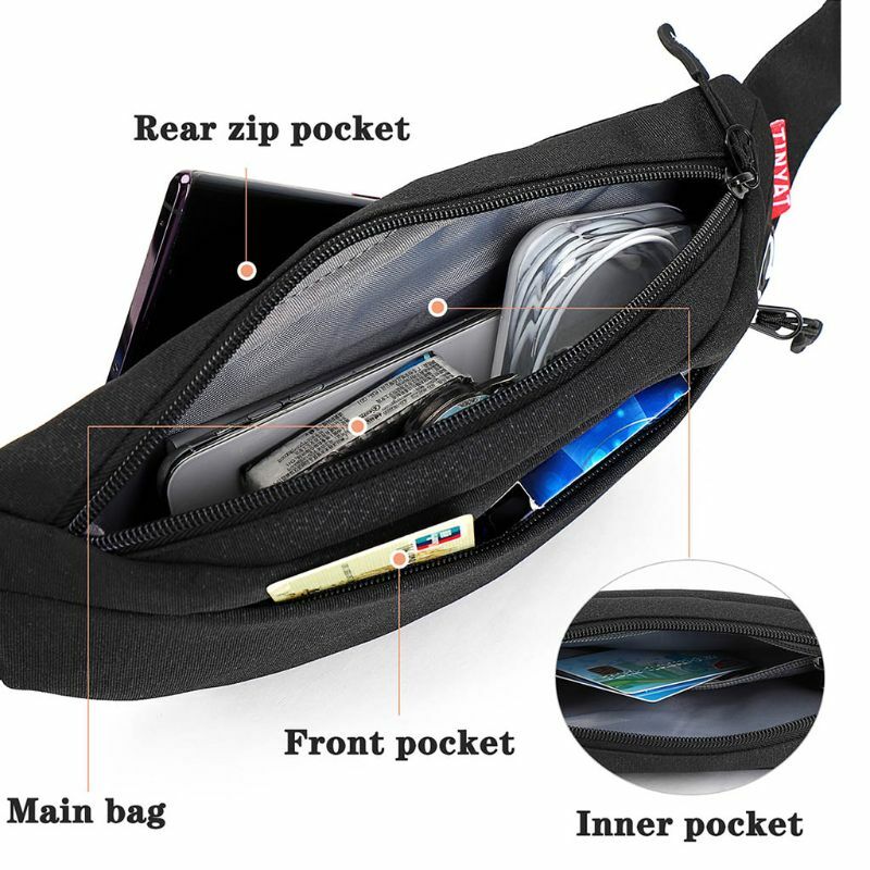 Поясная сумка для мужчин, забавная дорожная сумочка на ремне через плечо, бедро, кошелек кросс-боди, нагрудный чехол для телефона