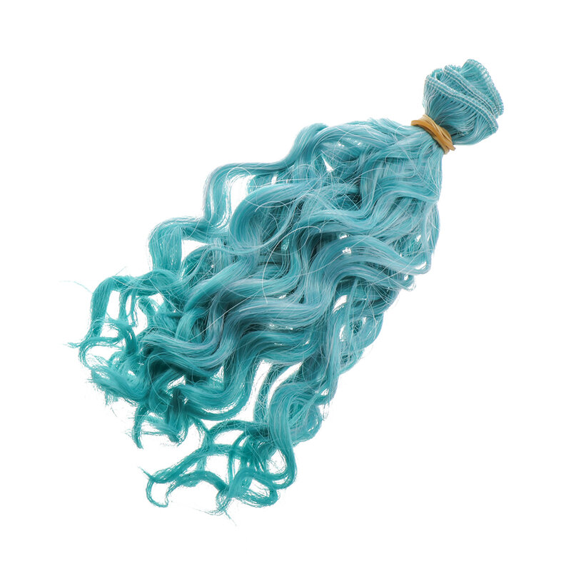 15*100cm 1/6 1/4 1/3  Fashion Mini Tresses High-Temperature Screw Periwig Curly Wigs DIY Doll Hair Toy Toupee Kids Gifts