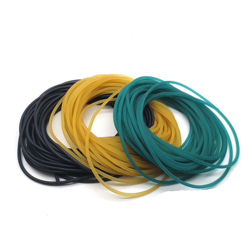 5-10M Rubber Rope Diameter 3mm Solid Elastic Fishing Rope  Fishing Accessories Good Guality Rubber Line For Fishing