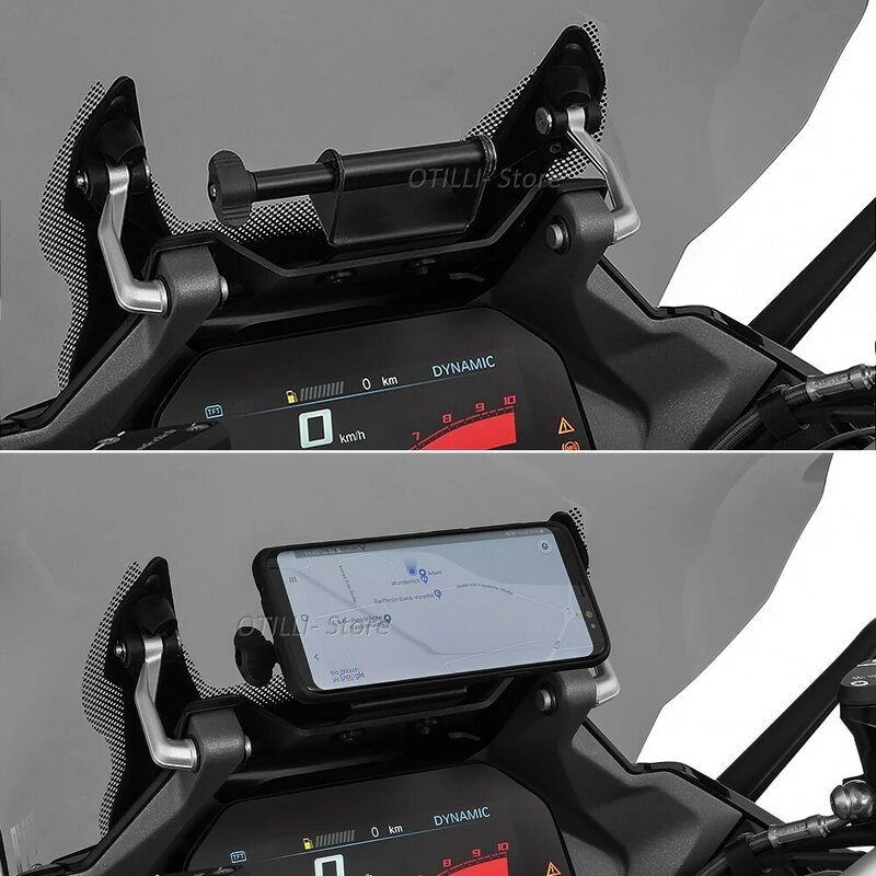 Motorcycle Phone Holder Stand GPS Mount Navigator Plate Bracket  For BMW R1250RS R 1250 RS NEW 2021 2020