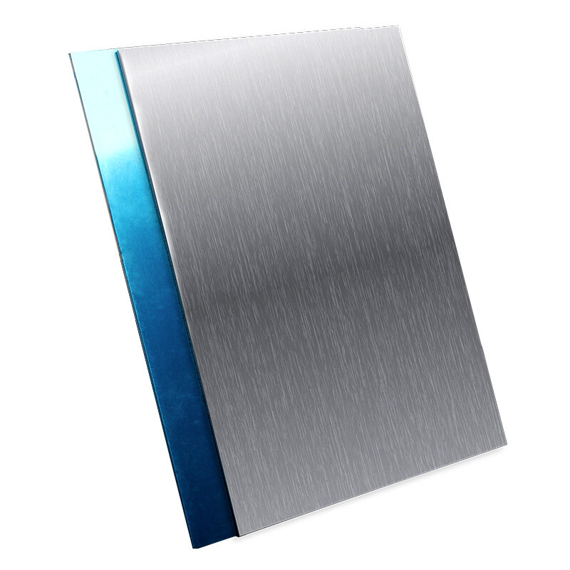 Placa de aluminio 5052 con efecto de protección, lámina plana de 40x40x1mm, grosor personalizable para manualidades