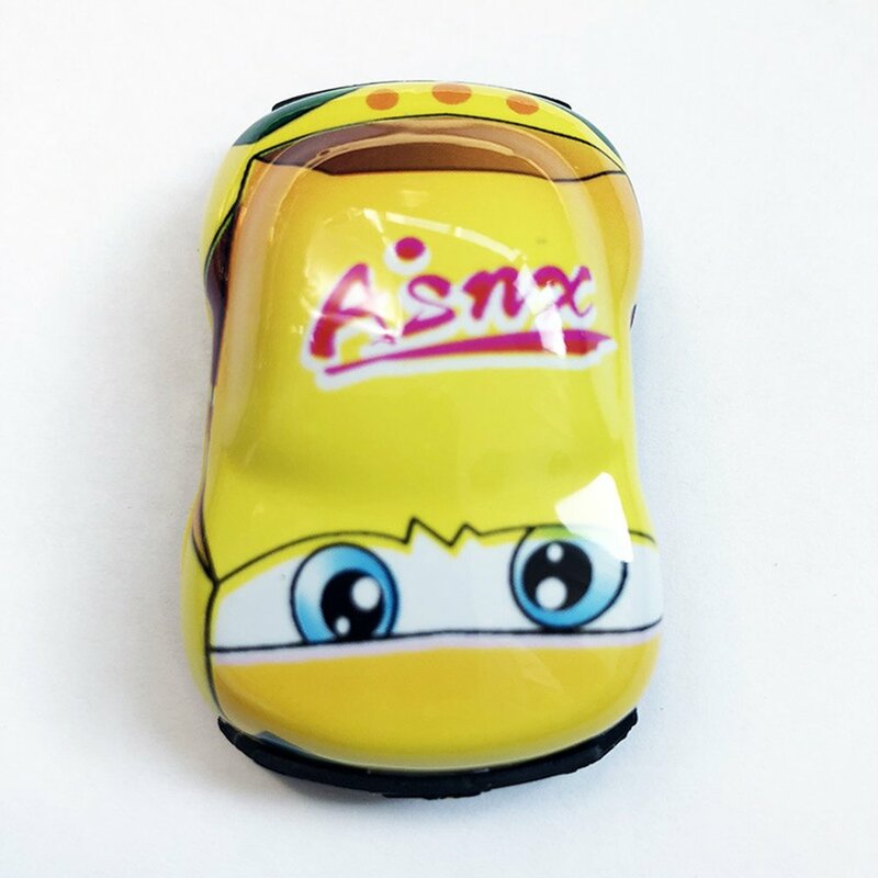 Mini veículo bonito dos desenhos animados para crianças, estilo pull-back, roda do caminhão, brinquedo educativo para crianças, Diecast Model Car Toys