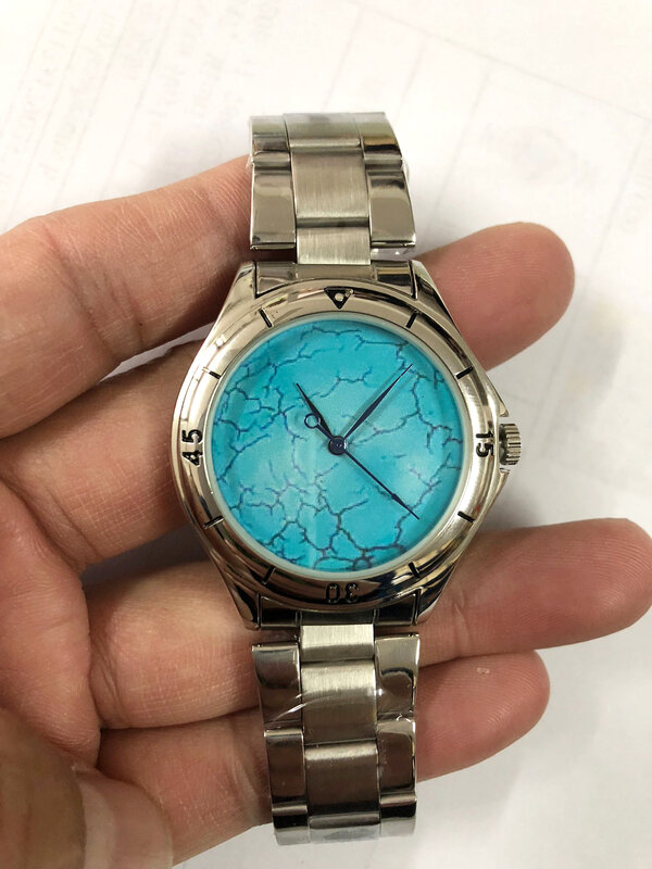 CL055 jam tangan Logo kustom jam tangan gambar cetak wajah hadiah DIY unik khusus untuk kekasih