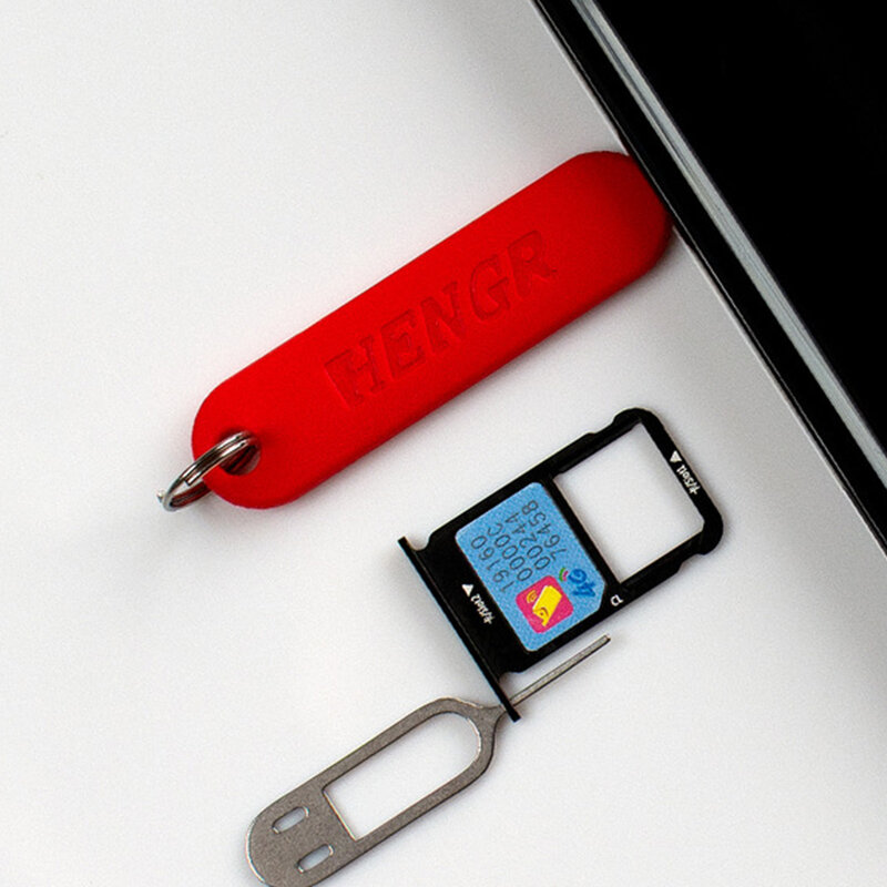 أداة إزالة بطاقة SIM-بطاقة Sim صينية دبوس إخراج أداة إزالة مع قاذف فتاحة سلسلة مفاتيح قابلة للإزالة لجهاز Apple iPad