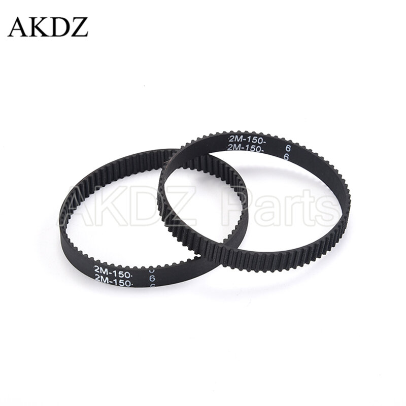 2MGT 2M 2GT Synchronous Timing belt Pitch length 140 142 144 146 148 150 152 154 156 158 160 width 6mm  Rubber closed
