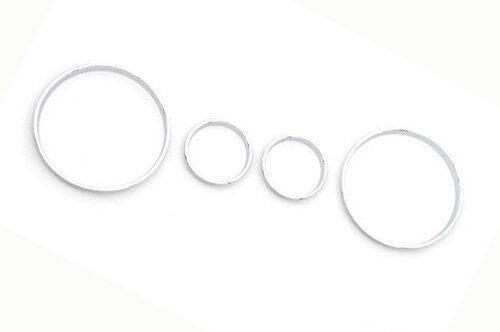Chrome Styling Painel Gauge Anel Conjunto para BMW, E39, Série 5, E38, Série 7, E53, X5