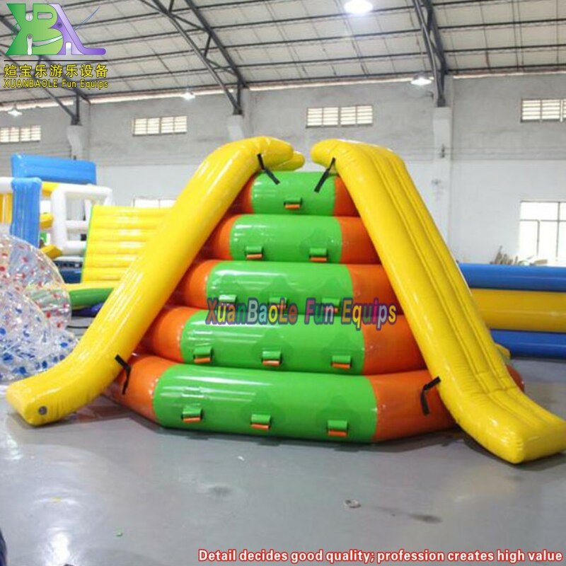 Torre aquática inflável para brincadeiras, piscina-água flutuante, brinquedo infantil
