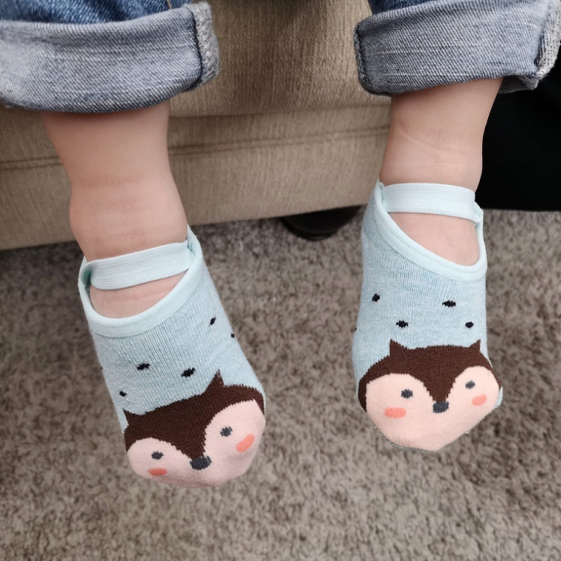 Nieuwe Baby Sokken Cartoon Katoen Antislip Peuter Vloer Voet Sokken